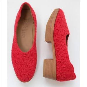 Beklina Aya Platform Red Crochet